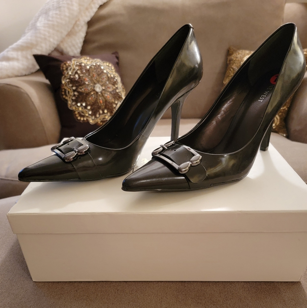 Nine West Brown Heels NWOT